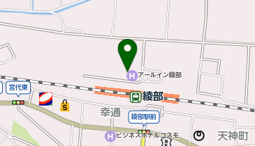 [EV]ステーションホテル綾部の地図画像