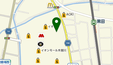 [EV]イオンモール木曽川 (東側平面P D区画)の地図画像