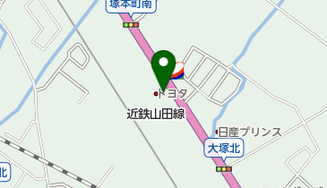 [EV]三重トヨタ自動車(株) 松阪船江店の地図画像