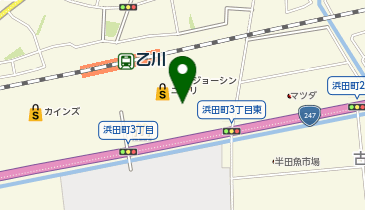 [EV]上新電機(株) ジョーシン半田店の地図画像