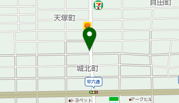 [EV](株)日本駐車場サービス ラッキーパーキング城北町2丁目の地図画像