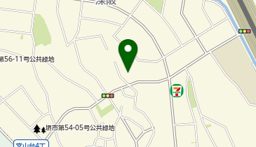 [EV](株)日本駐車場サービス ラッキーパーキング深阪3丁の地図画像