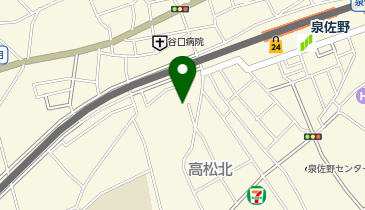 [EV](株)日本駐車場サービス ラッキーパーキング泉佐野駅前の地図画像