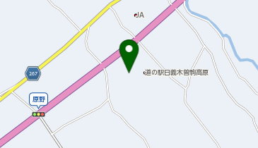 [EV]木曽町 道の駅 日義木曽駒高原 ささりんどう館の地図画像