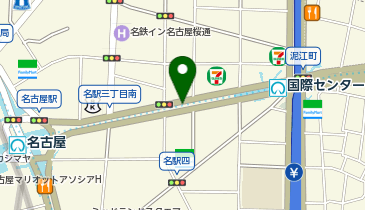 [EV](株)ユニモール 名古屋駅前桜通 地下街 ユニモール (地下P)の地図画像