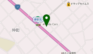 [EV](株)ホンダクリオ上尾 Honda Cars桶川 上尾南店の地図画像