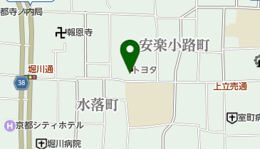 [EV]京都トヨタ自動車(株) 中央店の地図画像