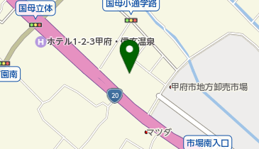 [EV](株)ホンダモビリティ北関東 Honda Cars山梨 甲府店の地図画像