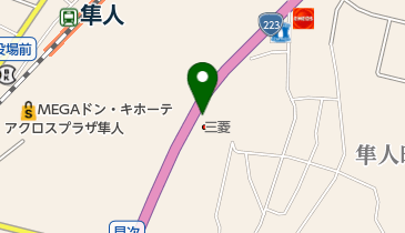 [EV]鹿児島三菱自動車販売(株) 隼人店の地図画像