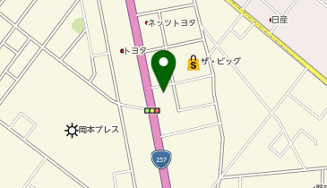 [EV]静岡トヨタ自動車(株) 高台店の地図画像