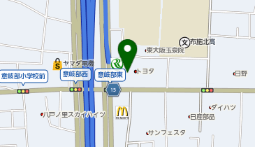 [EV]大阪トヨタSouth(株) サンテラス布施の地図画像