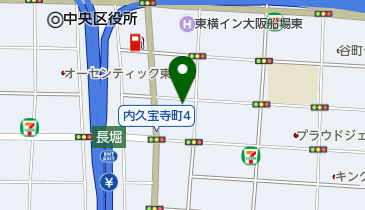 [EV]大阪トヨタNorth(株) 松屋町店の地図画像