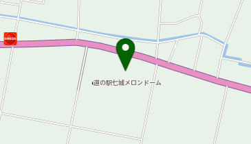 [EV](有)七城町特産品センター 道の駅 七城メロンドームの地図画像