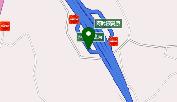 [EV]東日本高速道路(株) NEXCO東日本 磐越自動車道 阿武隈高原SA (下り)の地図画像