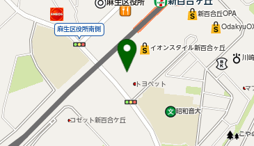 [EV]イオンリテール(株) イオン新百合ヶ丘店 (立体P 3A)の地図画像