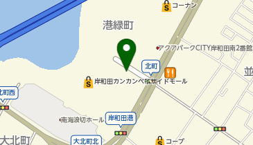 [EV]岸和田カンカンベイサイドモール WEST (地下P H区画)の地図画像