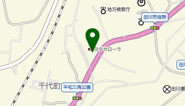 [EV]トヨタカローラ博多(株) 田川店の地図画像