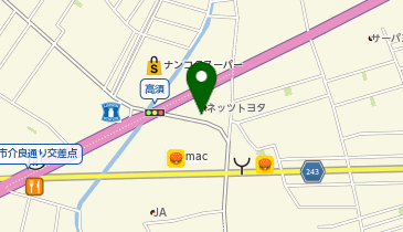 [EV]ネッツトヨタ高知(株) 高須店の地図画像