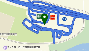 [EV]東日本高速道路(株) NEXCO東日本 山形自動車道 寒河江SA (上り)の地図画像