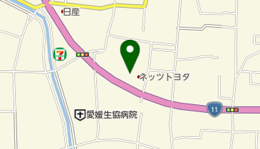 [EV]ネッツトヨタ愛媛(株) 来住の地図画像