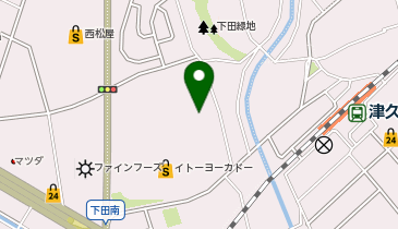 [EV](株)イトーヨーカ堂 イトーヨーカドー津久野店 (立体P 2階A)の地図画像