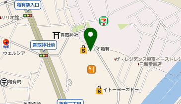 [EV](株)イトーヨーカ堂 アリオ亀有 (立体P 4階)の地図画像