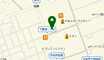 [EV](株)イトーヨーカ堂 イトーヨーカドー大和鶴間店 (平面P・地下P)の地図画像