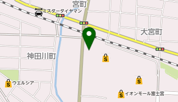 [EV]イオンリテール(株) イオンモール富士宮 (西側平面P)の地図画像