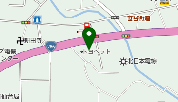 [EV]仙台トヨペット(株) 西多賀店の地図画像