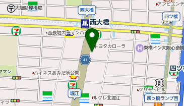 [EV]大阪トヨペット(株) 堀江店 (旧カローラ大阪)の地図画像