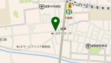 [EV]大阪トヨペット(株) 城東しぎの店 (旧カローラ大阪)の地図画像