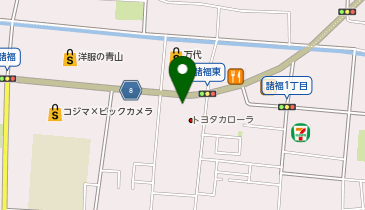 [EV]大阪トヨペット(株) 大東店 (旧カローラ大阪)の地図画像