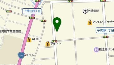 [EV](株)ホンダモビリティ九州 Honda Cars鹿児島 与次郎店の地図画像
