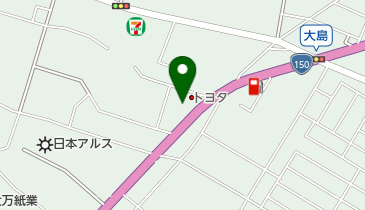 [EV]静岡トヨタ自動車(株) 焼津大島店の地図画像