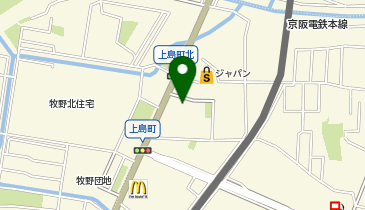 [EV]トヨタモビリティ新大阪(株) くずは牧野店 (旧ネッツトヨタ)の地図画像