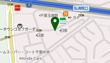 [EV]トヨタモビリティ新大阪(株) 津雲台千里店 (旧カローラ)の地図画像