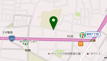 [EV]トヨタモビリティ新大阪(株) 吹田店 (旧カローラ)の地図画像