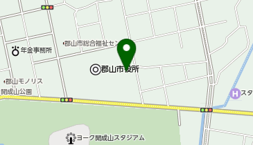 [EV]郡山市役所庁舎の地図画像