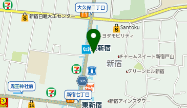 [EV]トヨタモビリティ東京(株) 新宿明治通り南店 (ネッツ東京)の地図画像