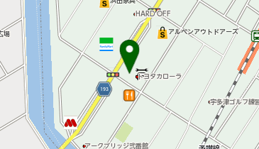 [EV]トヨタカローラ香川(株) 宇多津店の地図画像