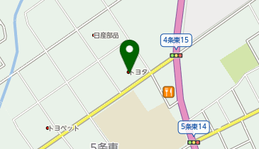 [EV]札幌トヨタ自動車(株) 岩見沢支店の地図画像