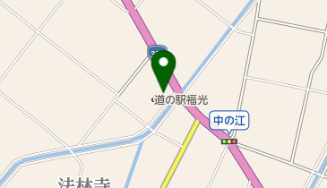 [EV]南砺市 (旧福光町) 道の駅 福光 なんと一福茶屋の地図画像