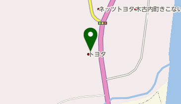 [EV]函館トヨタ自動車(株) 木古内店の地図画像