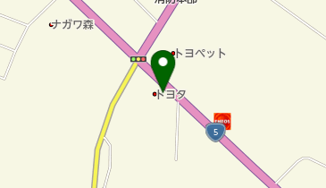 [EV]函館トヨタ自動車(株) 森店の地図画像