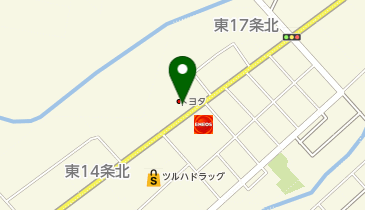 [EV]釧路トヨタ自動車(株) 中標津店の地図画像