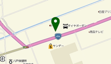 [EV]青森トヨタ自動車(株) TwinPlaza八戸の地図画像