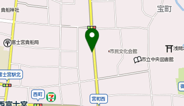 [EV](株)丸正佐野自動車商会 車検のコバック富士宮店の地図画像