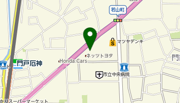 [EV]ネッツトヨタ神戸(株) ネッツテラス門戸店の地図画像