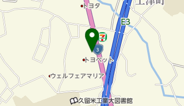 [EV]福岡トヨペット(株) 久留米店の地図画像