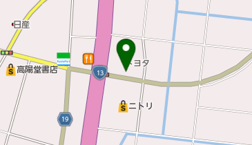 [EV]山形トヨタ自動車(株) 大野目店の地図画像